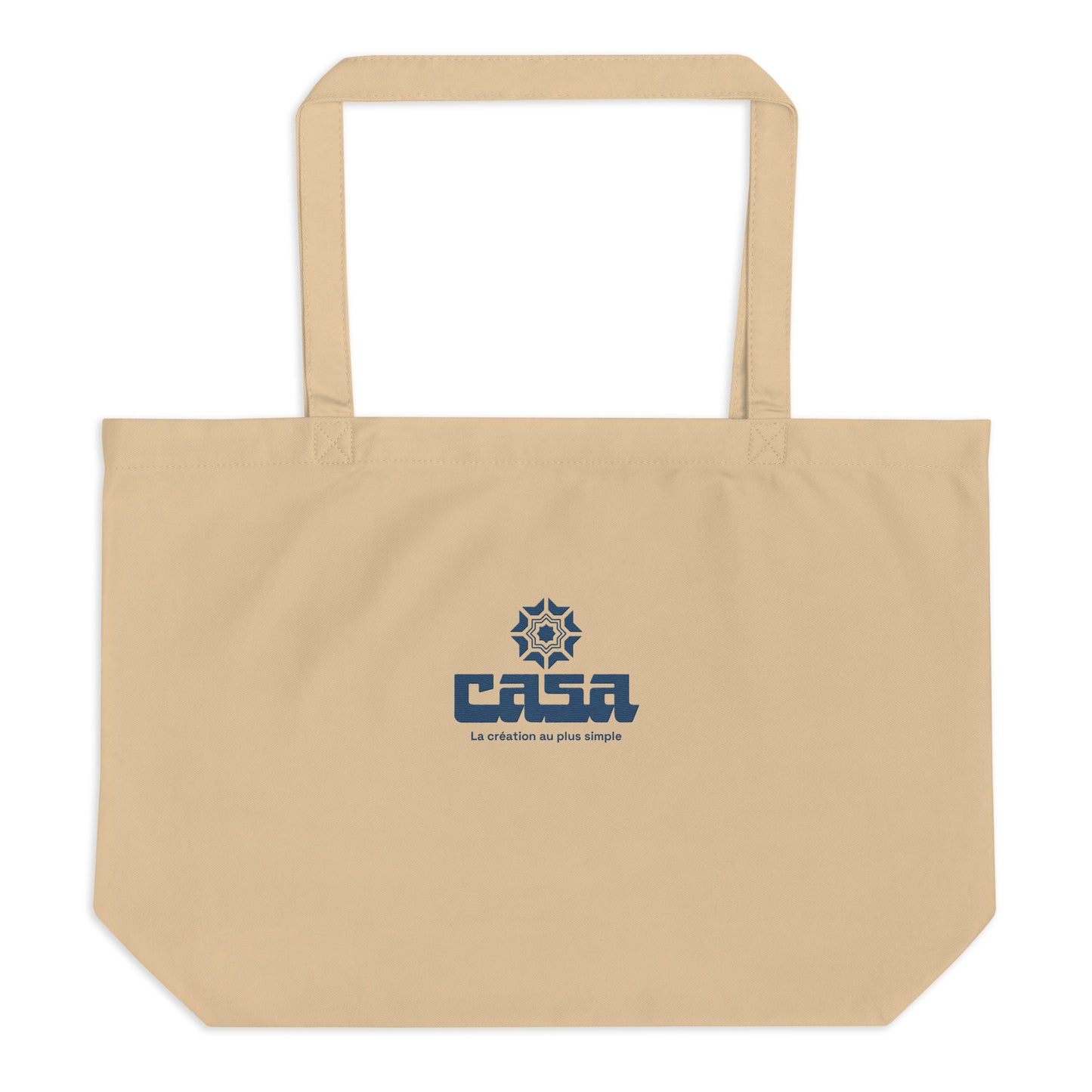 Large organic tote bag