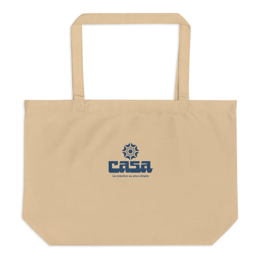 Large organic tote bag